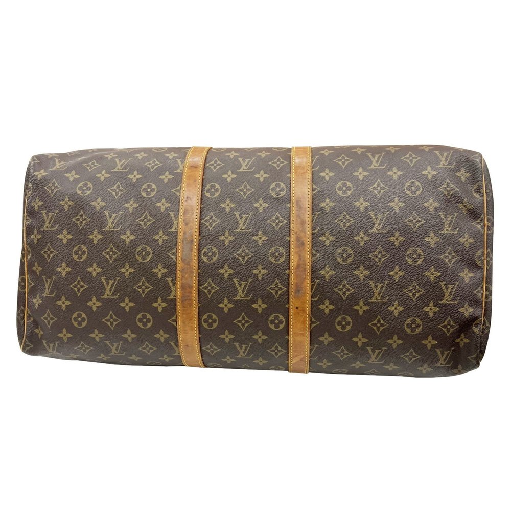 LOUIS VUITTON Keepall 55 Monogram Boston Bag M41424 VI873 Men's Women's - Picture 5 of 10